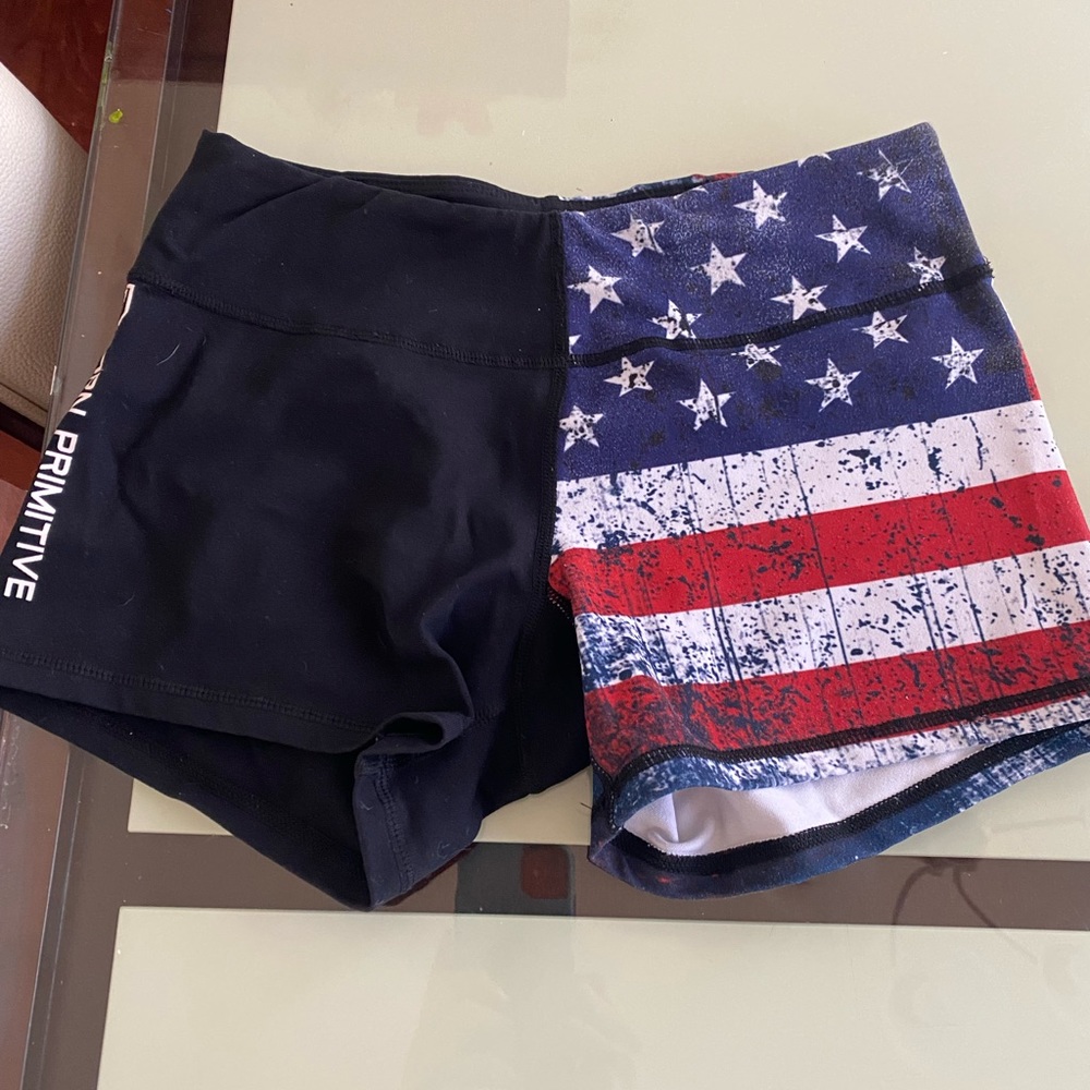 Born Primitive Shorts XS USA flag